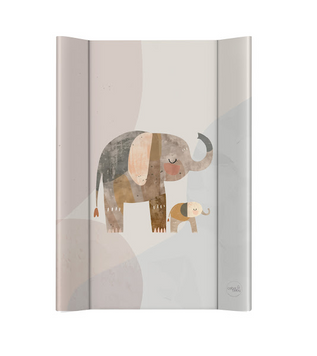 Повивальна дошка Cebababy 50x70 Basic W-216-000-781, Elephant Family, сірий