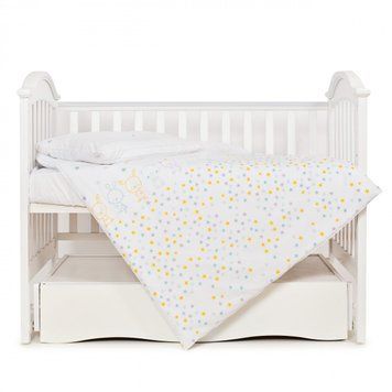 Змінна постіль 3 ел Twins Eco Line 3090-E-022, Bunnies mint, білий/мятний
