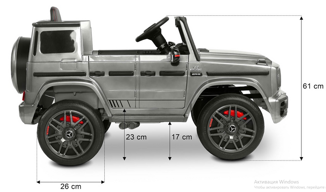 Електромобіль Caretero (Toyz) Mercedes Benz G63 AMG Navy