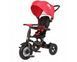 Велосипед складаний триколісний дитячий Qplay Rito Rubber Red