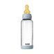 Дитяча скляна пляшка для годування BIBS 240 ml Baby Blue (Латекс, середній потік)