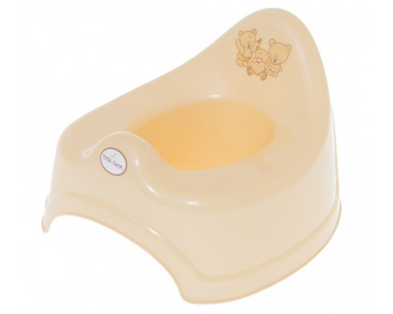 Горщик Tega MS-001 Ведмедик без музики MS-001-118, white perla, білий