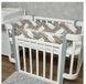 Бампер - косичка Twins 3-х прядна подвійна 240 см 2020K32-240-24, пудра
