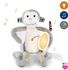 MAX (Мавпеня) Мяка іграшка - нічник з мелодіями і світлом