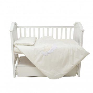 Змінна постіль 3 ел Babycentre & Twins Moonlight 4011-ZBTMO-202, ecru, беж світлий