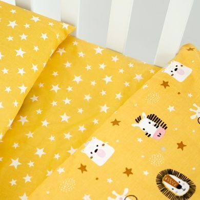 Змінна постіль 3 ел Twins Zoo 3022-TZ-05, yellow, жовтий