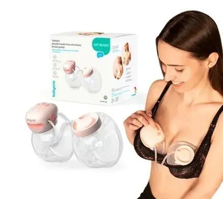 Подвійний молоковідсмоктувач із вкладками Babyono TWINNY + COMFORT 140 шт. арт.1002А
