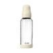 Дитяча скляна пляшка для годування BIBS 240 ml Ivory (Латекс, середній потік)