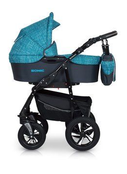 Коляска 3 в 1 Verdi Sonic 9023-VS-06, 06, фіолетовий