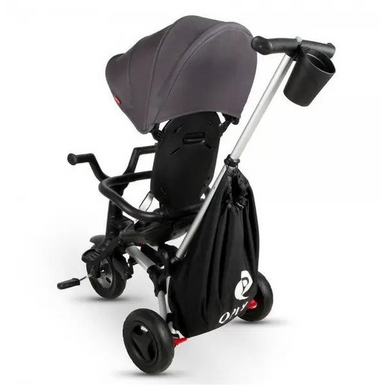 Велосипед складаний триколісний дитячий Qplay Nova+ Rubber Ultimate Black