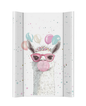 Повивальна дошка Cebababy 50x70 Ultra light W-204-000-782, Crazy Llama, білий