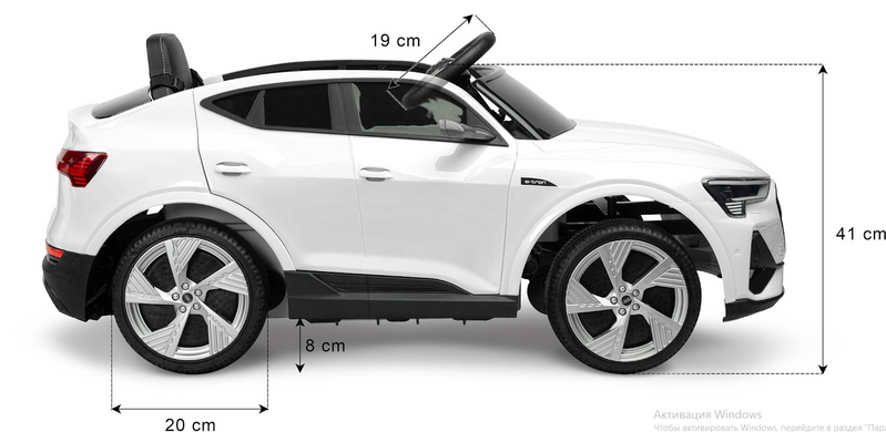 Електромобіль Caretero (Toyz) Audi E-tron Sportback Blue