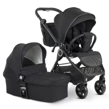 Коляска універсальна 2в1 ElCamino ME 1085 SAGA Denim Black