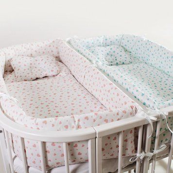 Постільний комплект для двійні 14 елTwins 4000-T-405, Forest mint, м"ятний