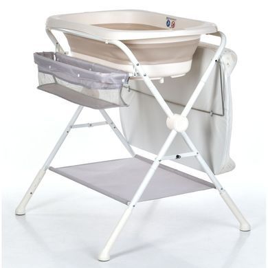Пеленальний столик з ванночкою El Camino ME 1232 Cool Gray