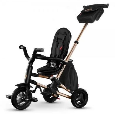 Велосипед складаний триколісний дитячий Qplay Nova+ Rubber Ultimate Black