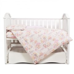 Сменная постель 3 эл. Twins Comfort 3051-C-013, Пушистые мишки розовые, розовый