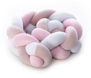 Бампер - косичка Twins 3-х прядна 120 см 2020-K3-120-23, purpur, рожевий дим