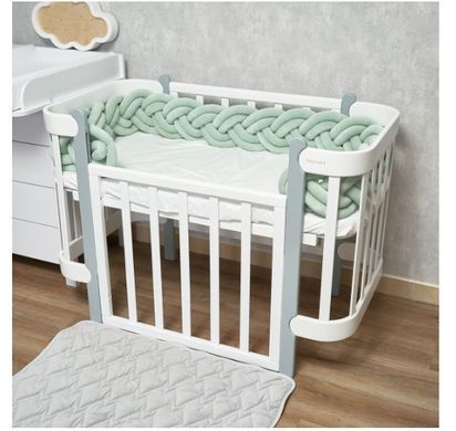Бампер - косичка Twins 3-х прядна подвійна 240 см 2020K32-240-24, пудра