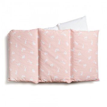 Бампер Twins Happy 2033-TH-30308, rabbits pink, білий/рожевий
