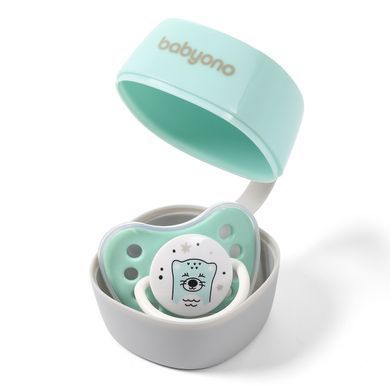Футляр для пустушки "Natural nursing" (М'ятний) "BabyOno" арт.535/02