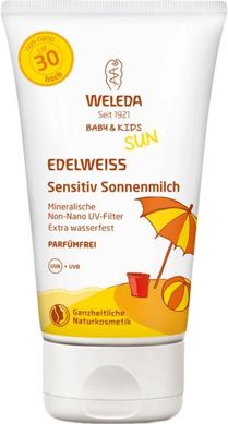 Эдельвейс солнцезащитное молочко для чувствительной кожи SPF 30 Weleda