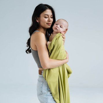 Легкий плед / трикотажна пелюшка loveandcarry