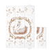 Повивальний матрац Cebababy 40x60 Watercolor Word W-305-000-784, Glamour Style, білий