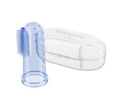 Зубна щіточка з масажом для ясен (Блакитний) "BabyOno"