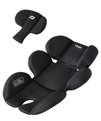 Автокрісло+база CARRELLO Vega CRL-14101/3AY Absolute Black i-Size 40-87см ISOFIX з обертанням /1/