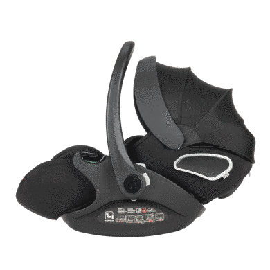 Автокрісло+база CARRELLO Vega CRL-14101/3AY Absolute Black i-Size 40-87см ISOFIX з обертанням /1/