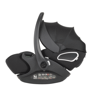 Автокрісло+база CARRELLO Vega CRL-14101/3AY Absolute Black i-Size 40-87см ISOFIX з обертанням /1/