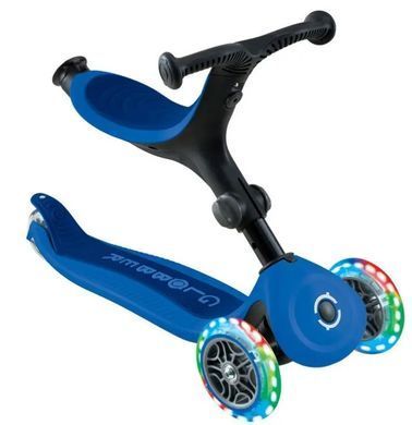Самокат GLOBBER серії GO UP ACTIVE фуксія-рожевий, до 20/50кг, 1+, колеса що світяться