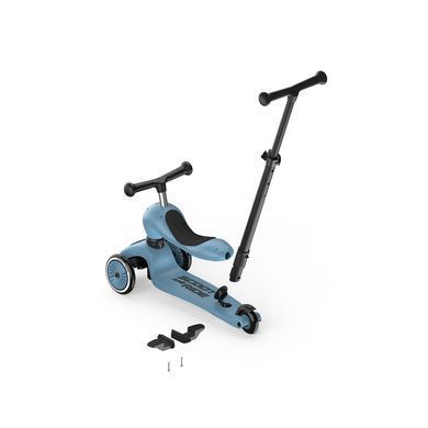 Самокат Scoot and Ride серії Highwaykick-1 Push and Go світло-сірий