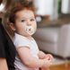 Пустушка анатомічна силіконова BabyOno від 6 до 18 міс беж зелена (арт. 1670/02)