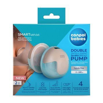 Бездротовий подвійний електричний молоковідсмоктувач SmartSense