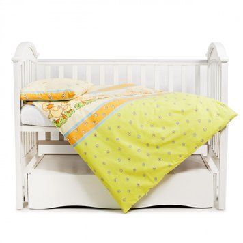 Змінна постіль 3 ел Twins Comfort 3051-C-027, Каченята зелені, зелений