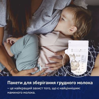 Торбинки для зберігання молока LOVI 25 шт. Buddy bear 12/208