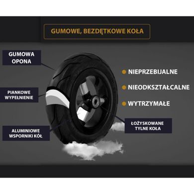 Велосипед складаний триколісний дитячий Rito Rubber