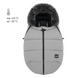 Зимовий конверт Bair Cocon Mini white swan білий