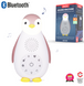 ЗОЕ Пингвиня – музыкальный ночник с Bluetooth колонкой и автоматическим отключением (розовый)
