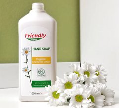 Жидкое органическое мыло для рук Friendly Organic с экстрактом ромашки 1000 мл