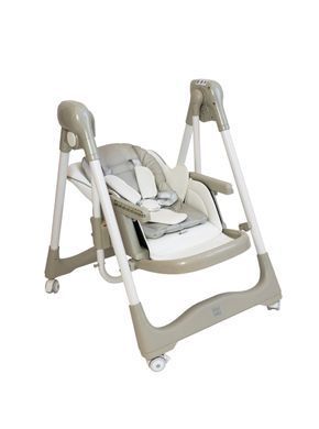 Стільчик-гойдалка для годування Kivibaby Flexi Grey