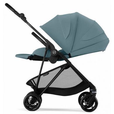 Коляска Cybex Melio Carbon Stormy Blue (з бампером)