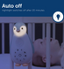 ЗОЄ Пінгвіня - Музичний нічник з Bluetooth колонкою та автоматичним відключенням (сірий)